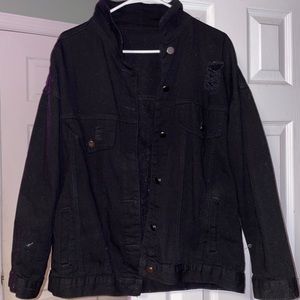 Black jeans jacket!!